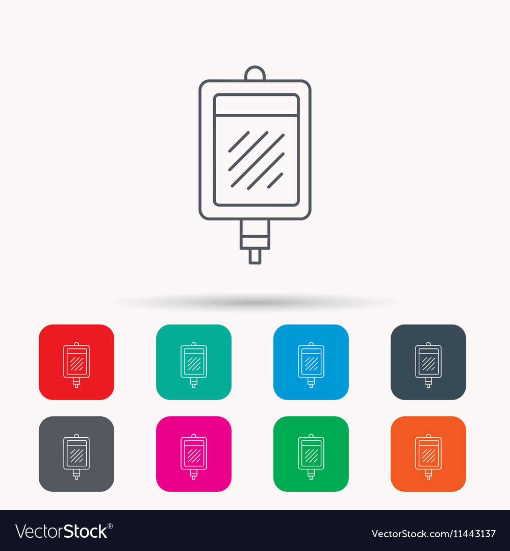 blood donation icon medicine drop counter sign vector image