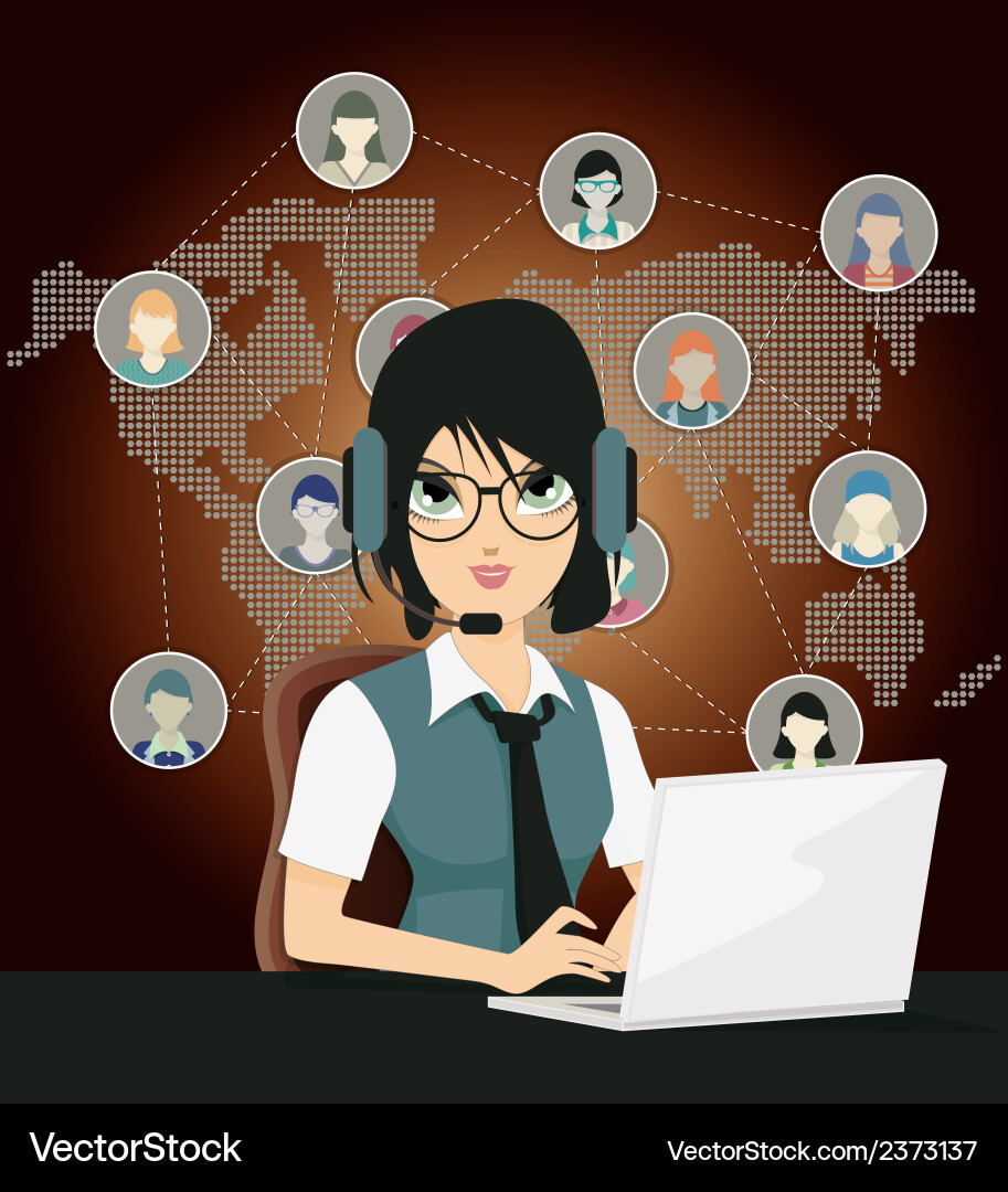 Business and communication Royalty Free Vector Image