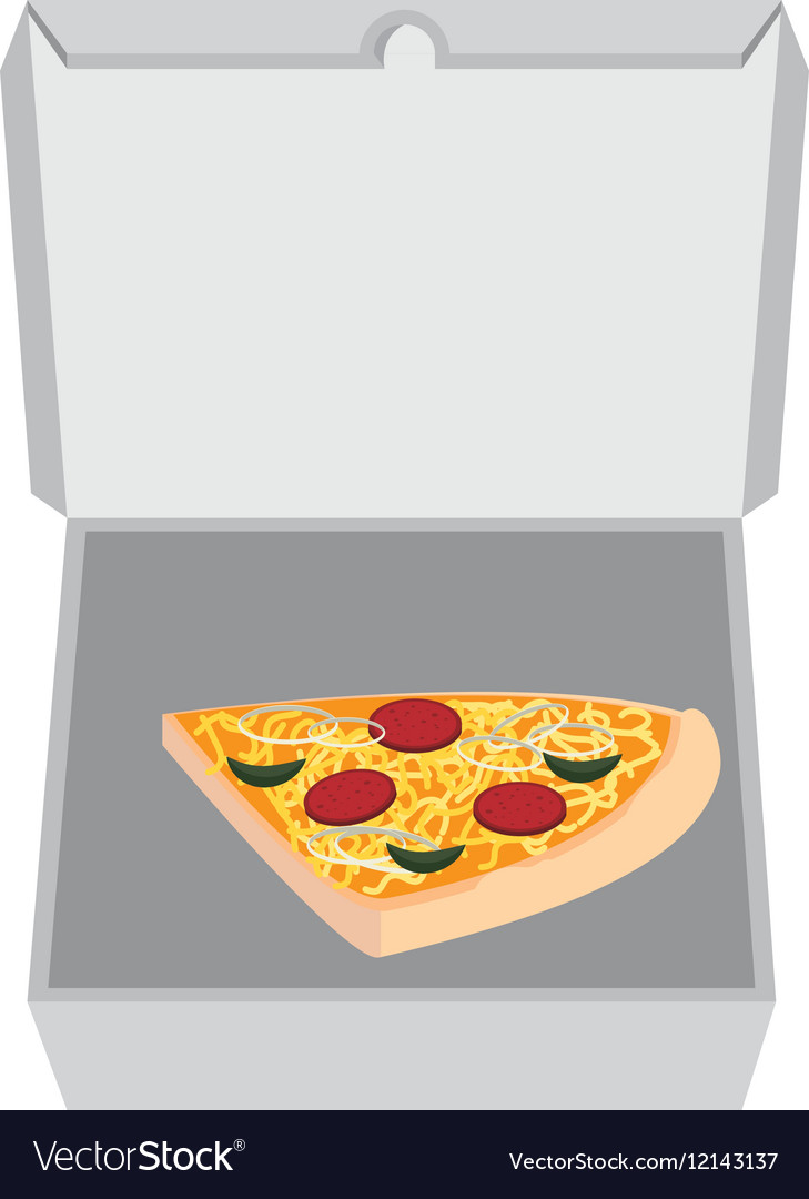 Delicious pizza italian icon Royalty Free Vector Image