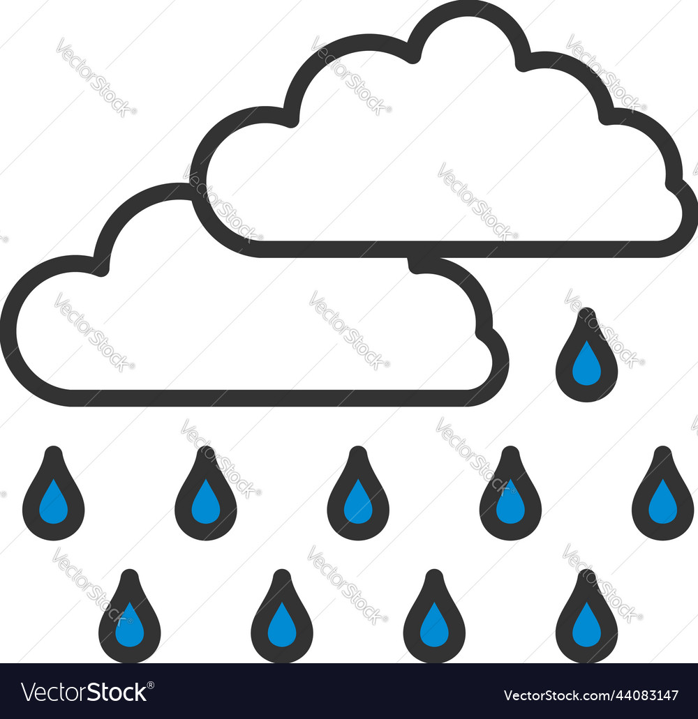 Rain icon Royalty Free Vector Image - VectorStock