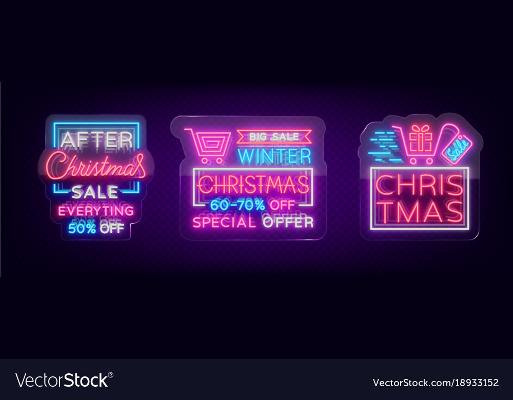 Neon Signs For Sale >> Christmas Sales Collection Neon Signs Signs Vector Image Neon Signs For Sale >> Christmas Sales Collection Neon Signs Signs Vector Image