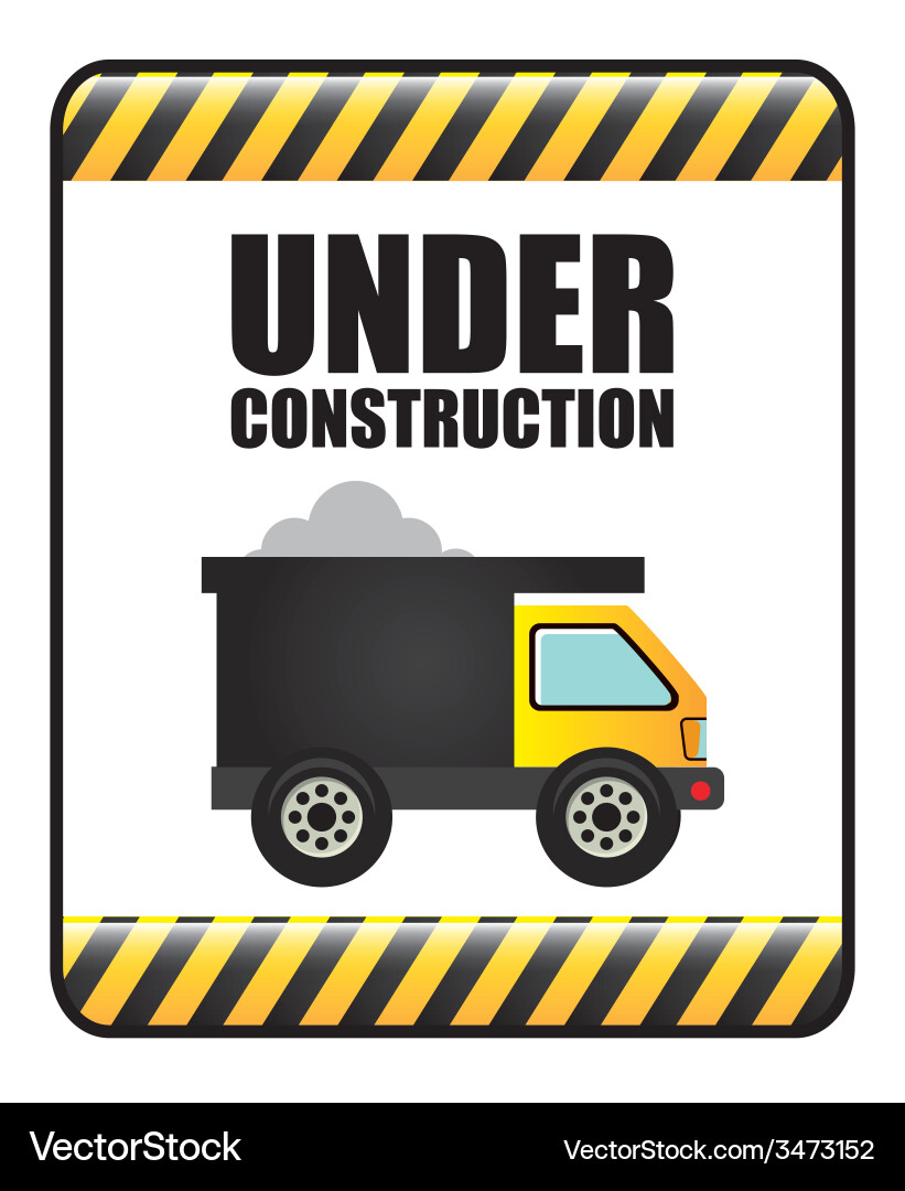 Under construction Royalty Free Vector Image - VectorStock