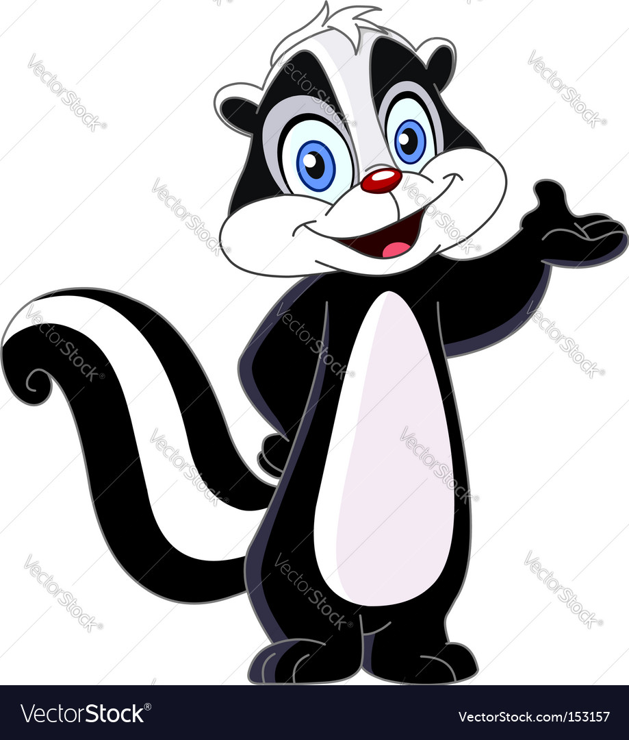 Skunk Royalty Free Vector Image Vectorstock