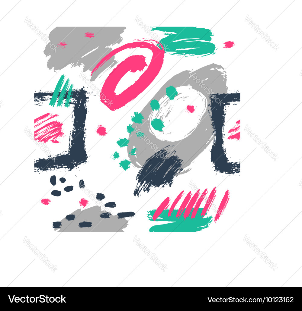 Seamless pattern brush strokes Royalty Free Vector Image