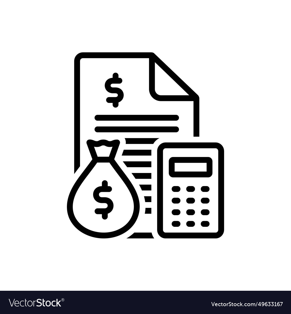 Budget Royalty Free Vector Image - VectorStock