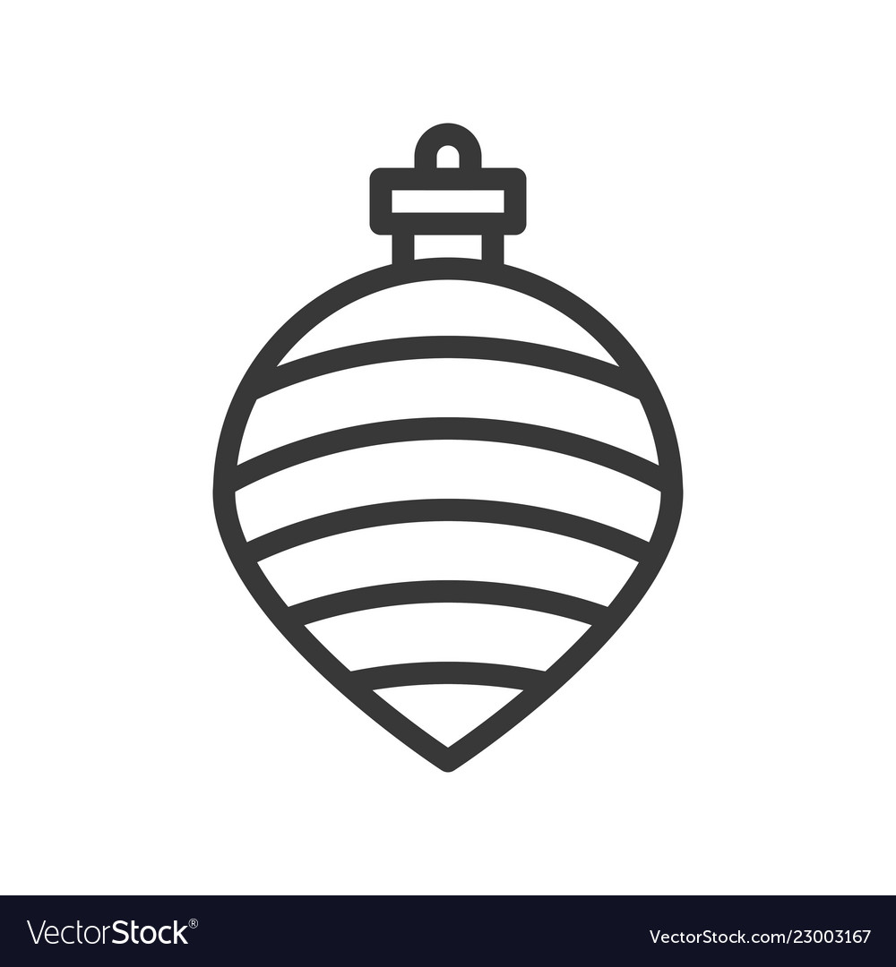 Weihnachtskugel Bauble Icon passend für den Einsatz