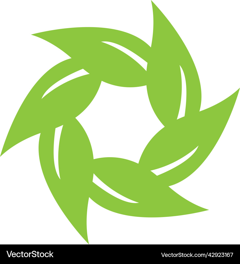 Leaf logo Royalty Free Vector Image - VectorStock