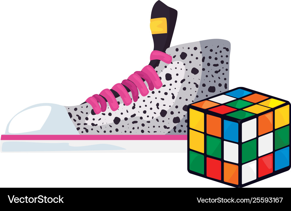 Retro 80s style Royalty Free Vector Image - VectorStock