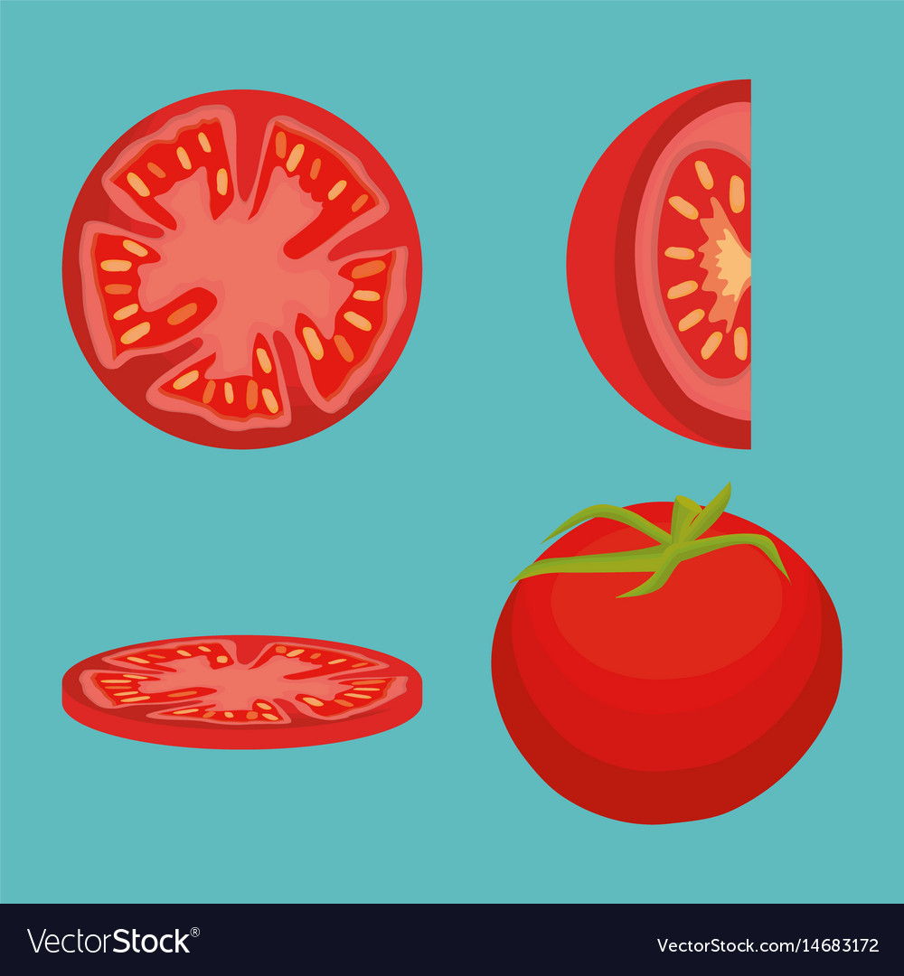 Healthy vegetables design Royalty Free Vector Image