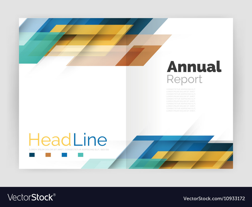 Set of business straight lines abstract Royalty Free Vector