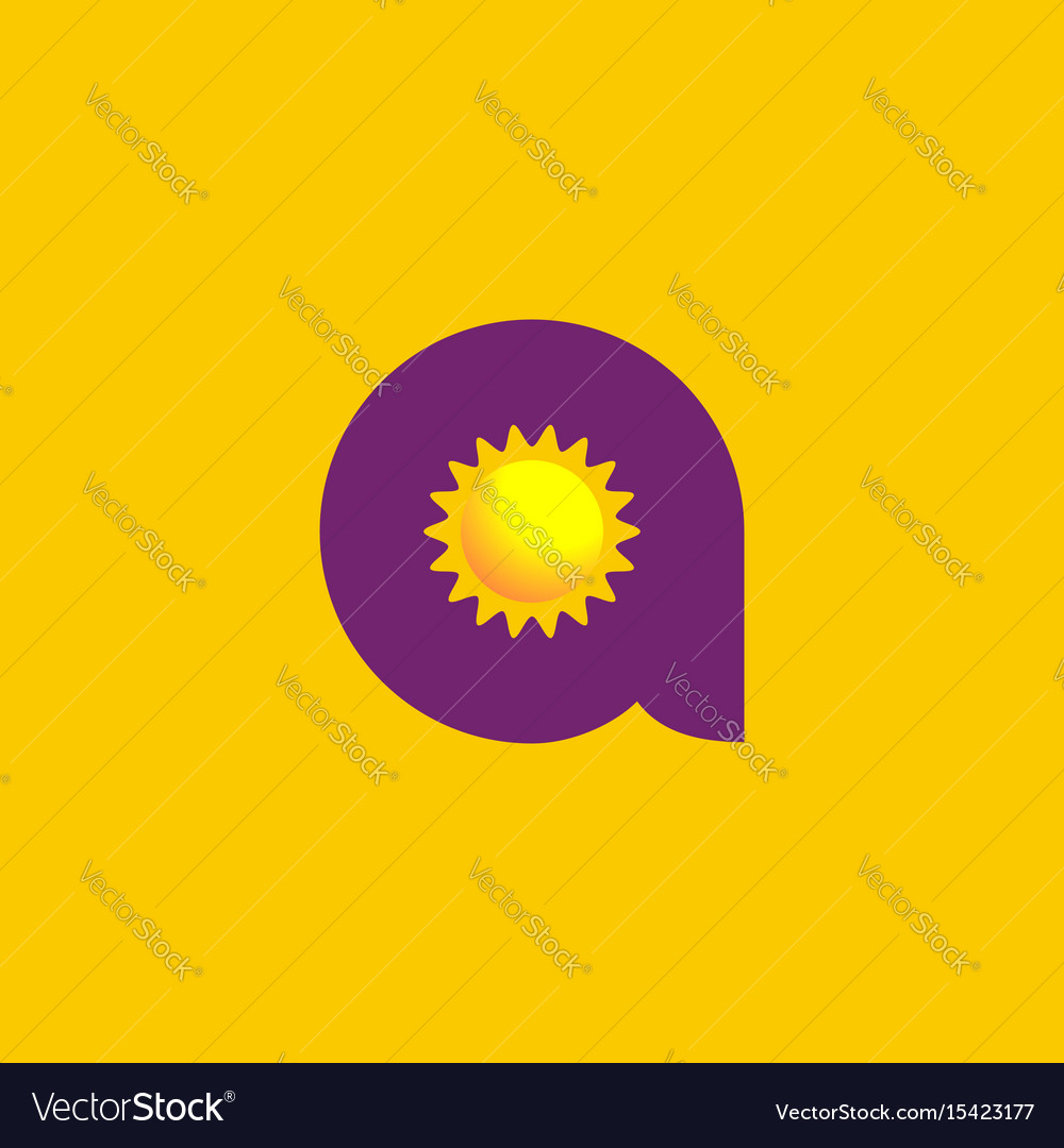 letter-a-sun-logo-icon-design-template-elements-vector-image