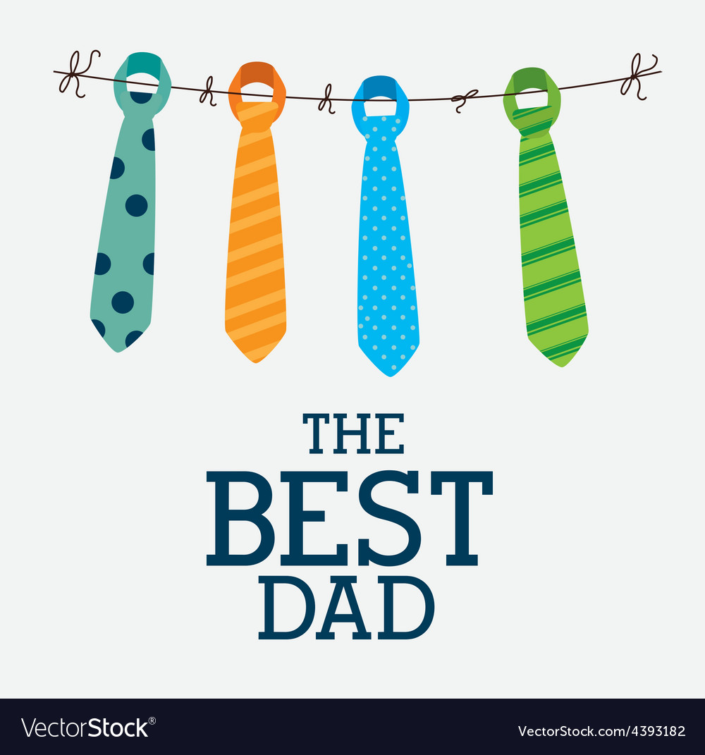 Happy fathers day card design