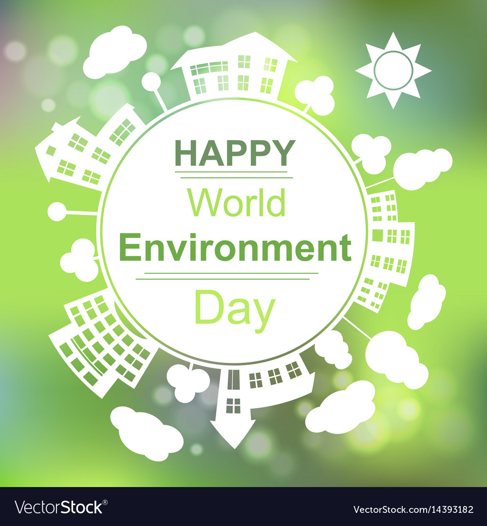 Happy World Environment Day Royalty Free Vector Image