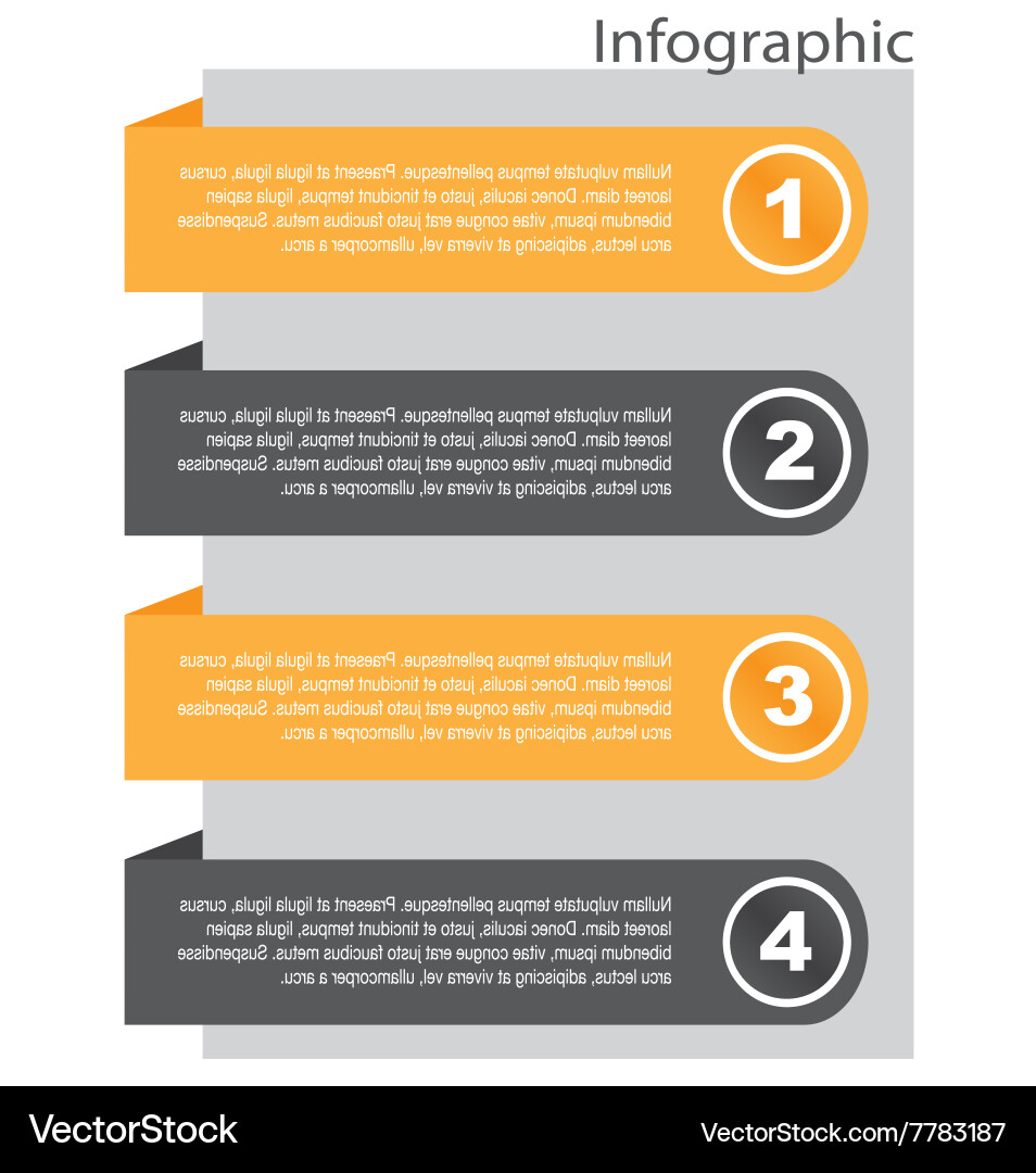 Infographic template Royalty Free Vector Image
