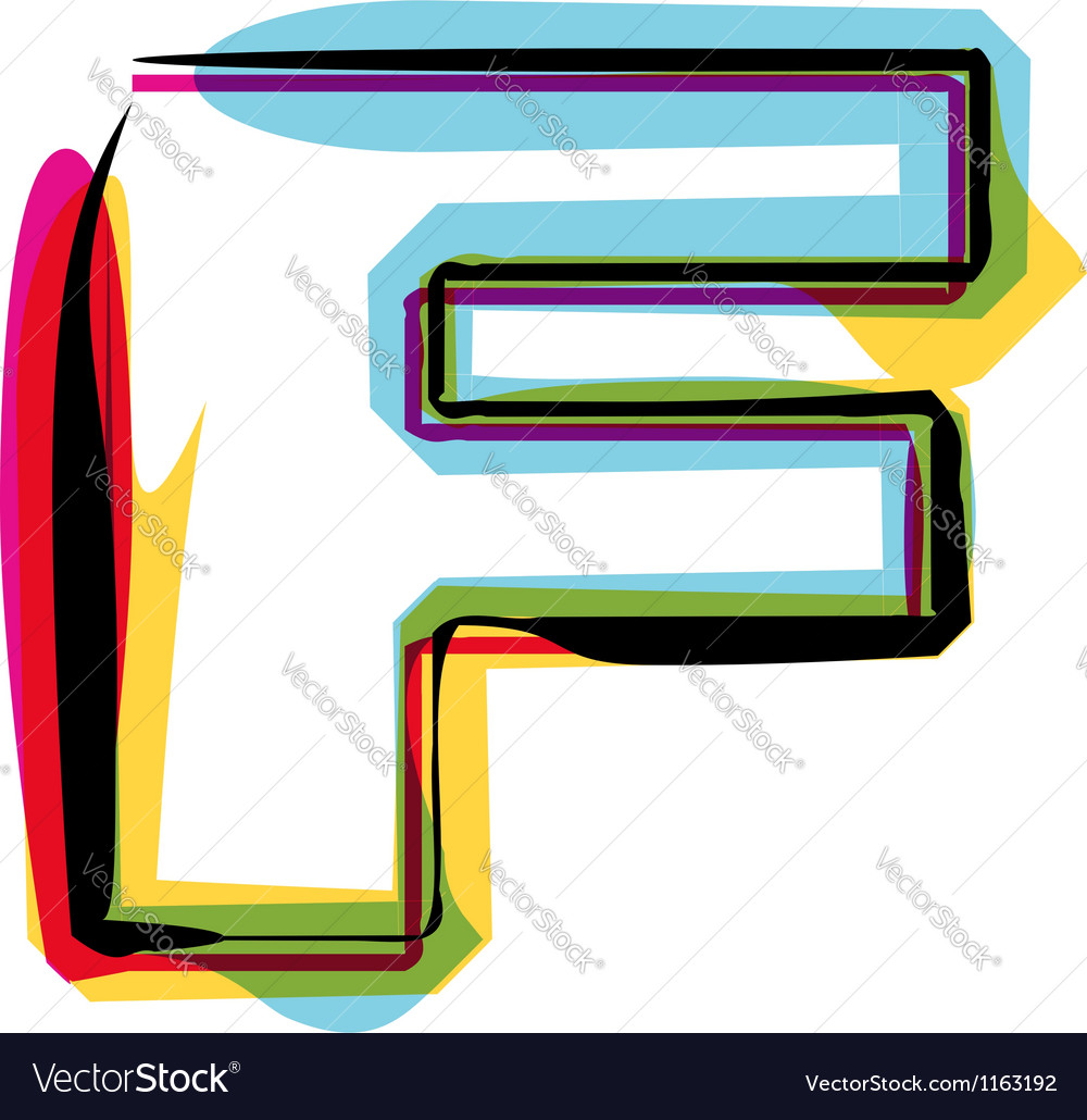 Colorful font