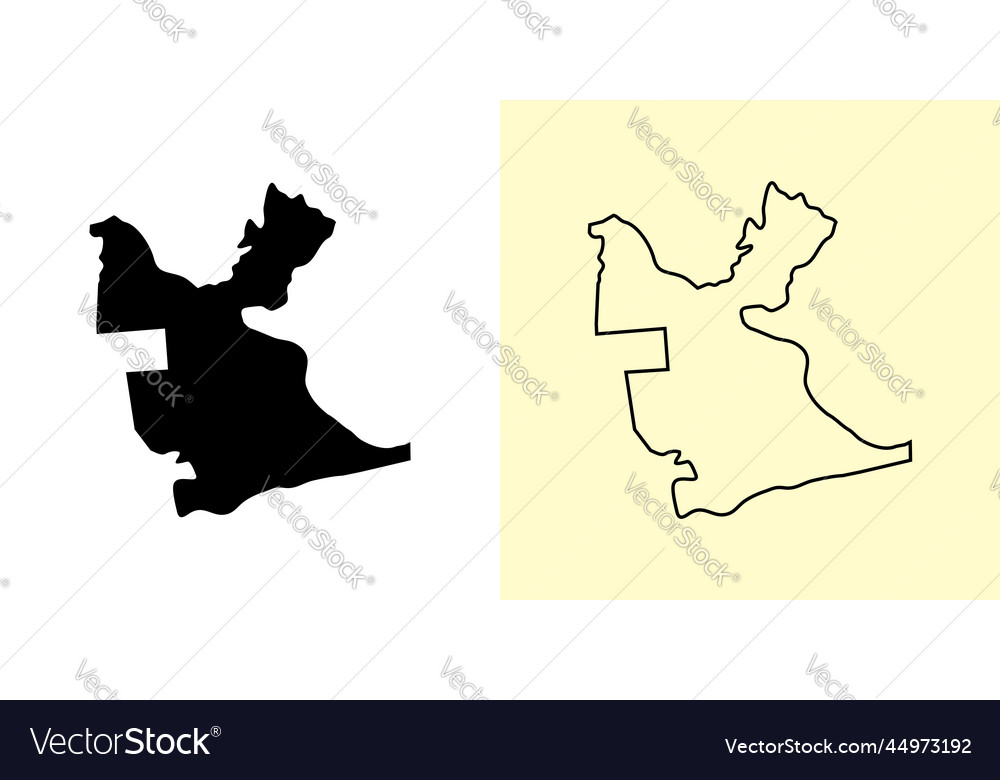 Kegums map latvia europe filled and outline