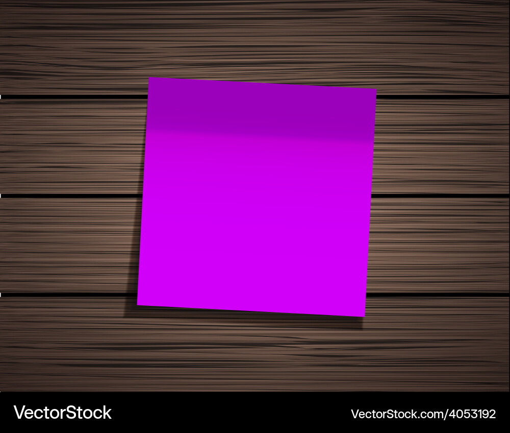 Modern square sticky note Royalty Free Vector Image