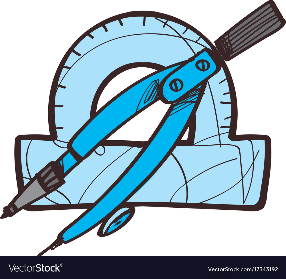 military flat compass and protractor