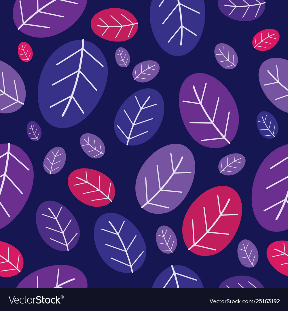 Seamless pattern with summer leaves very