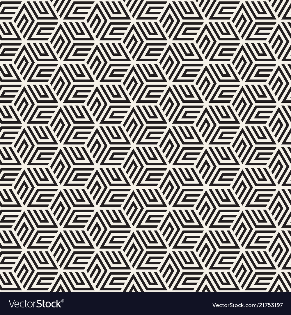 Seamless lines mosaic pattern modern stylish Vector Image