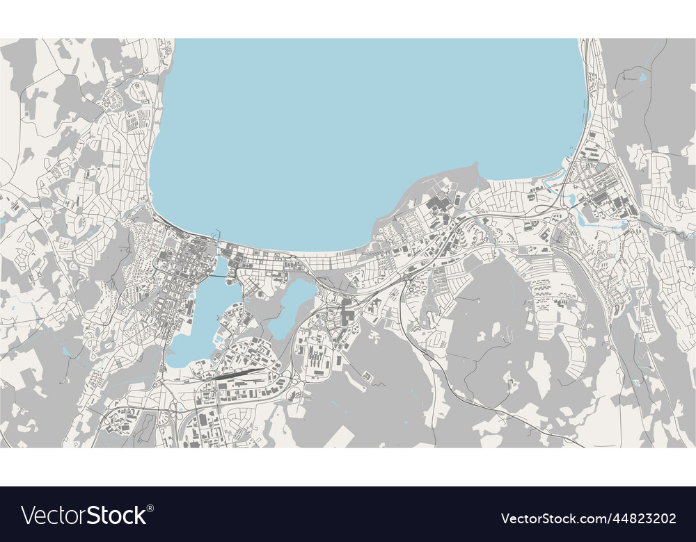 Map of the city jonkoping sweden Royalty Free Vector Image