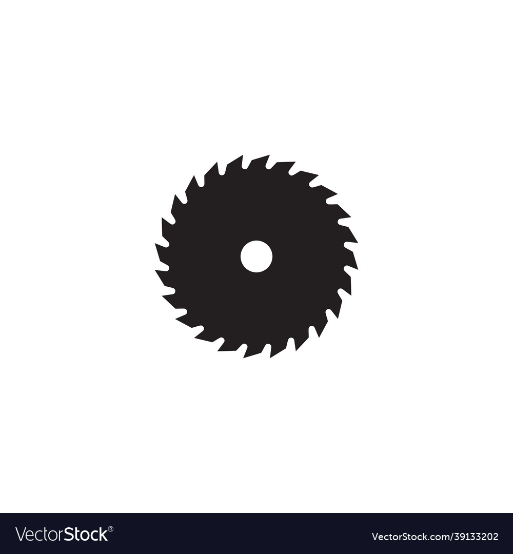 Saw blade Royalty Free Vector Image - VectorStock