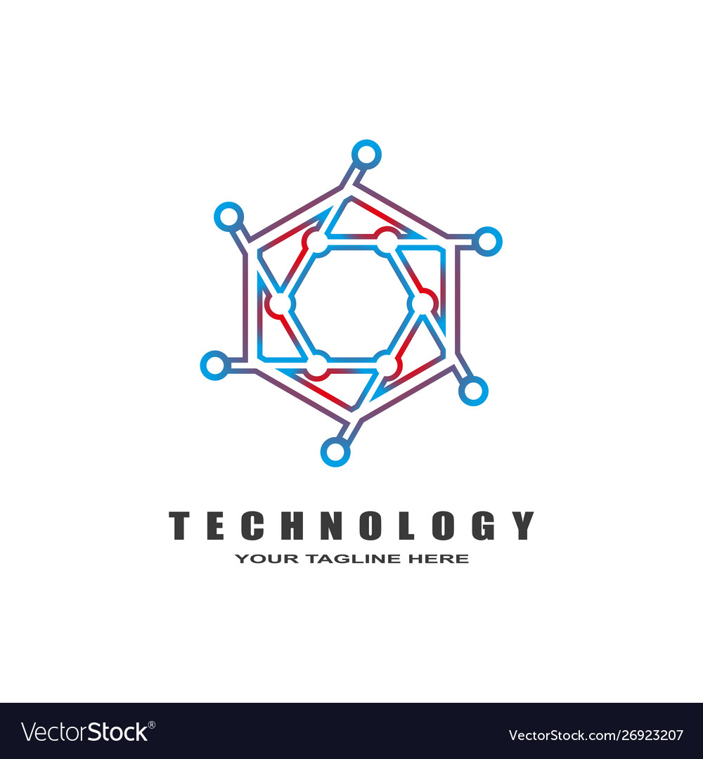 Future technology logos Royalty Free Vector Image