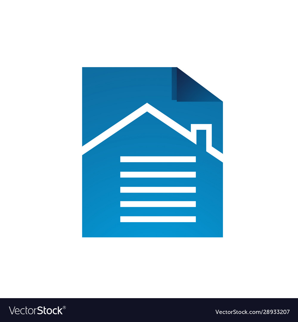 Home house report logo design with property