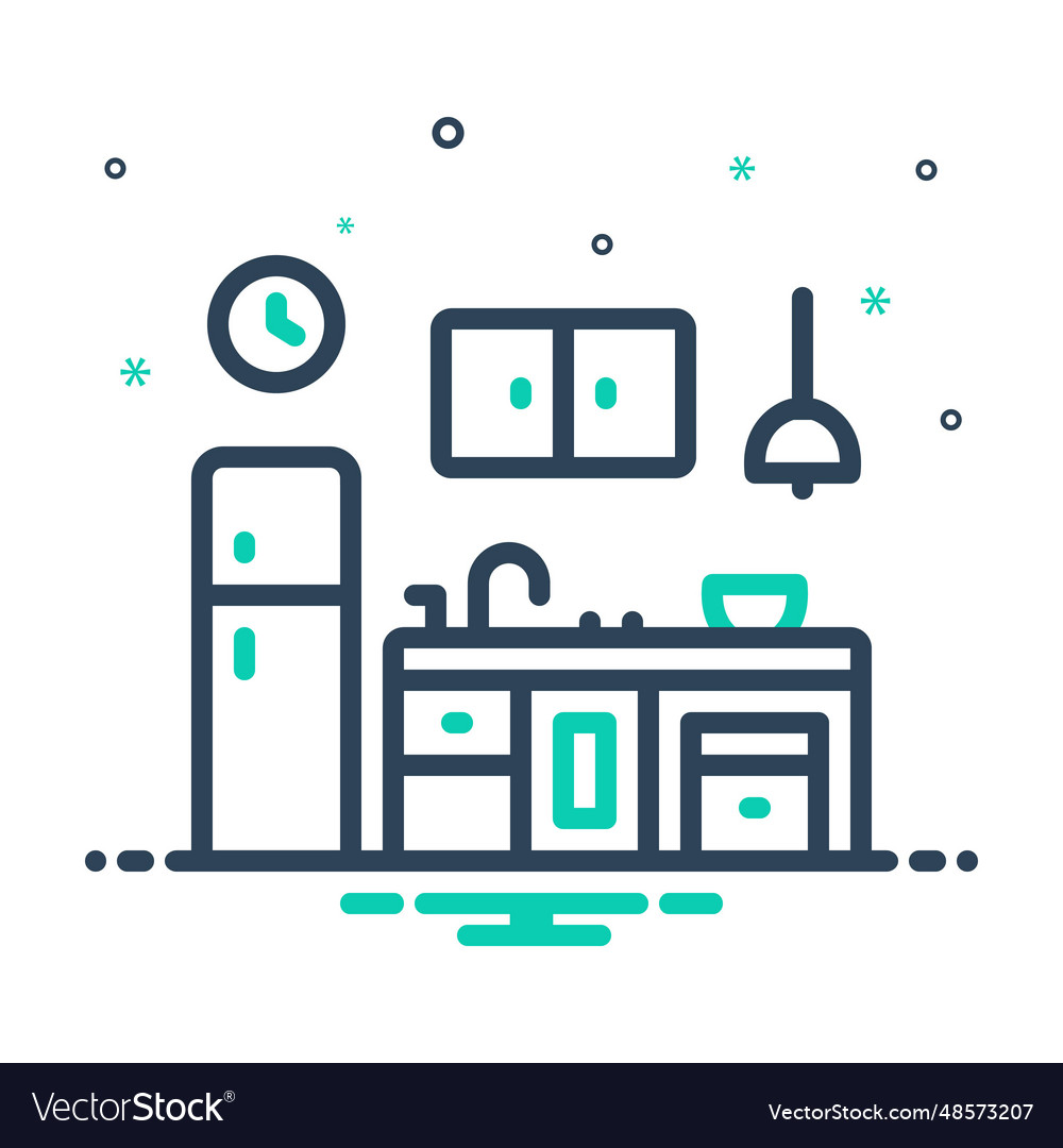 Kitchen Royalty Free Vector Image - VectorStock