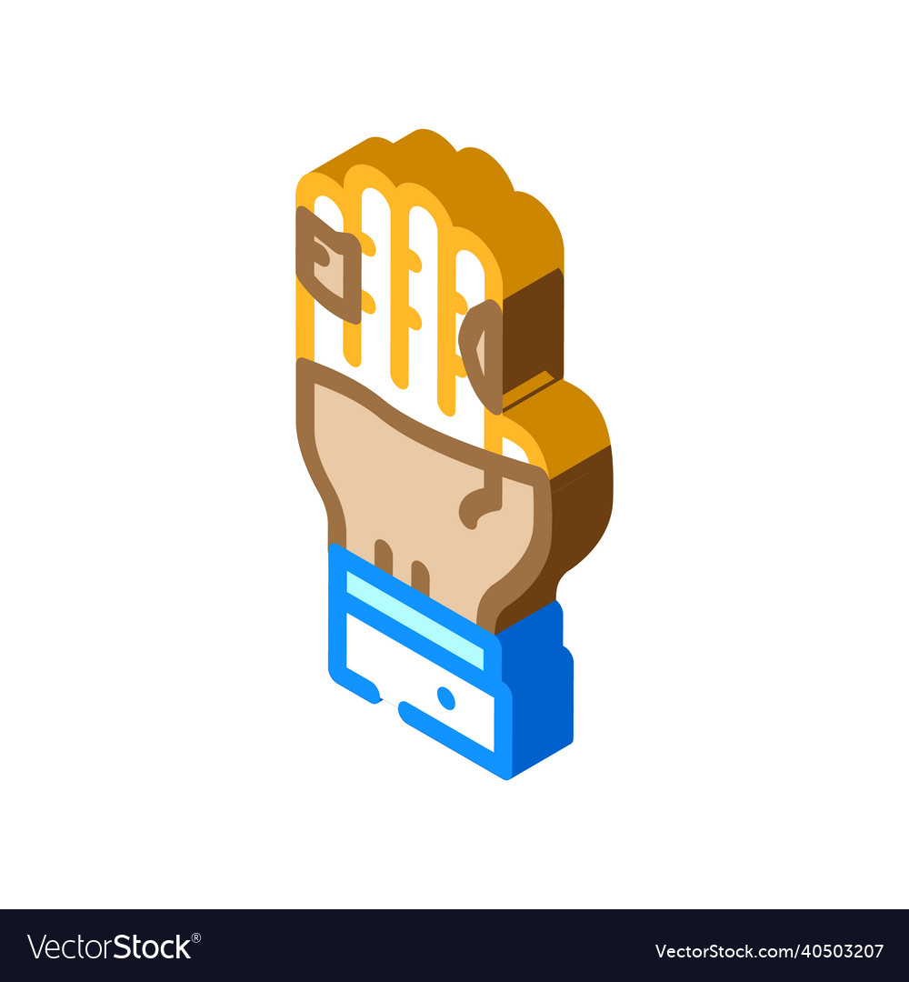 Vitiligo skin disease isometric icon