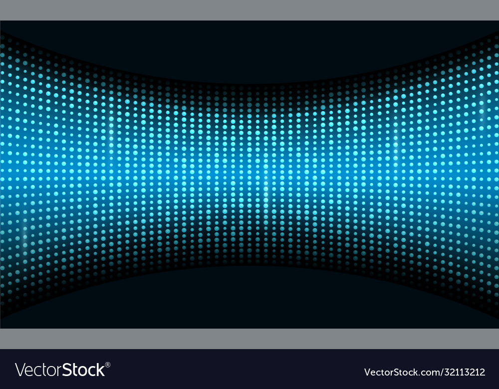 Led display projection screen bright Royalty Free Vector