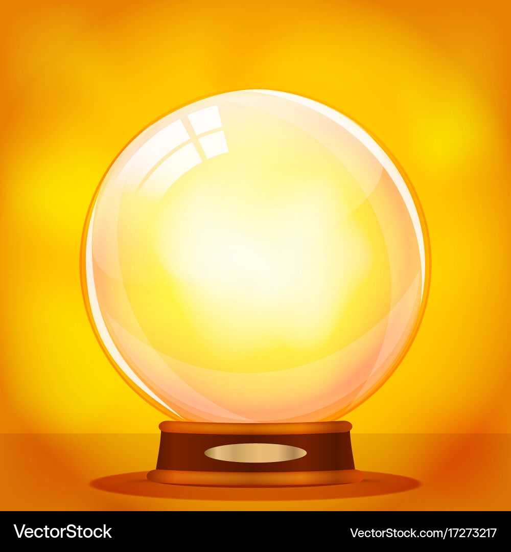 Snow globe Royalty Free Vector Image - VectorStock