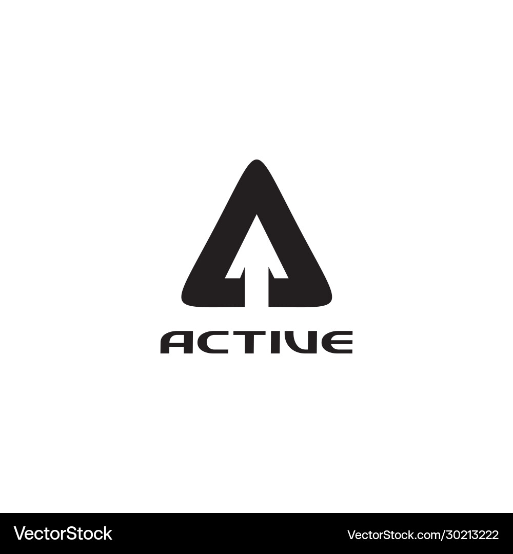 A letter initial logo design template Royalty Free Vector