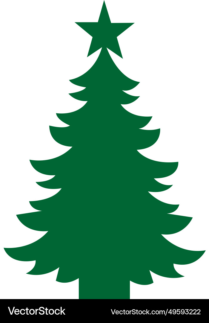 Christmas tree Royalty Free Vector Image - VectorStock