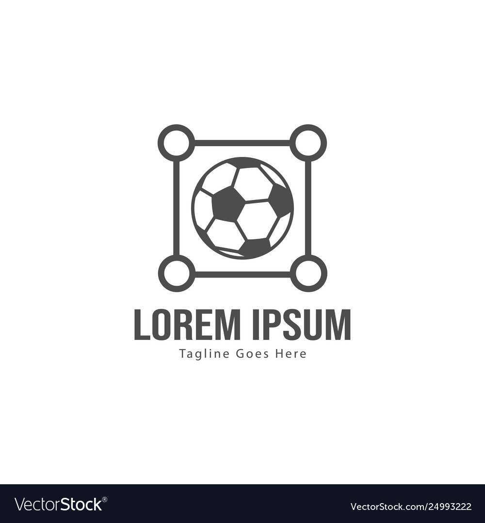 Football logo template design