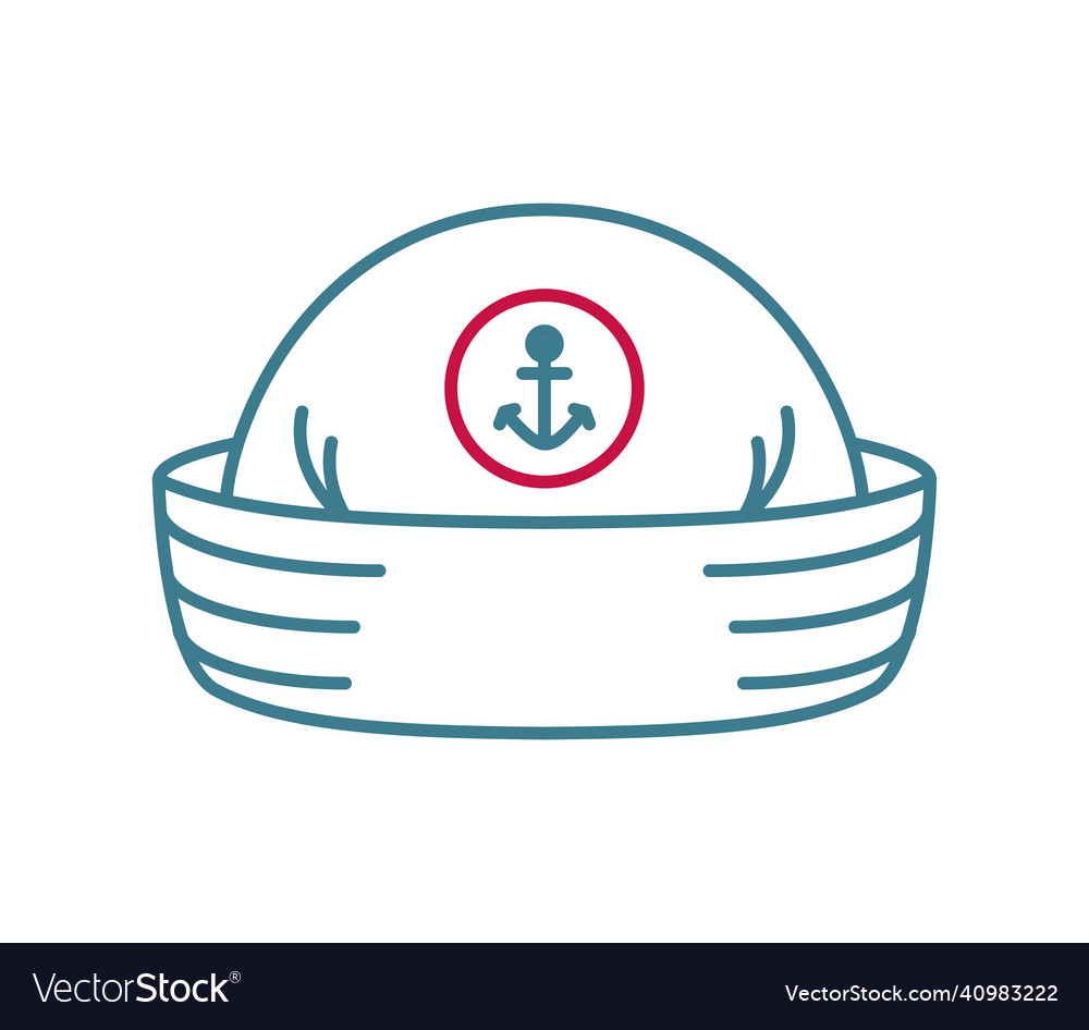 Sailor hat with anchor