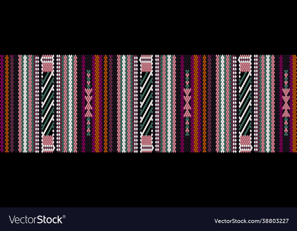 Traditional ethnic ornament for use on fabrics