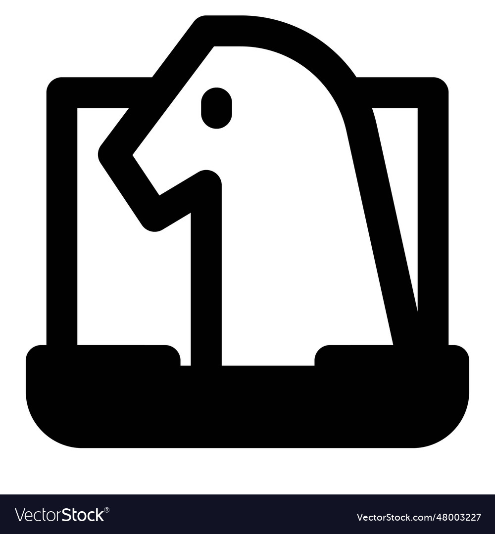 Trojan A Malicious Software For Hacking Computer Vector Image Trojan A Malicious Software For Hacking Computer Vector Image