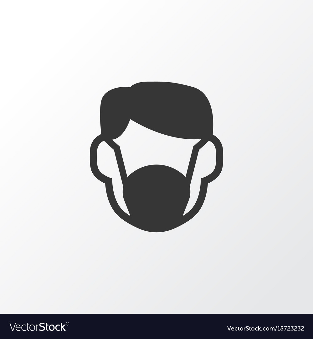 Dust mask icon symbol premium quality isolated Vector Image