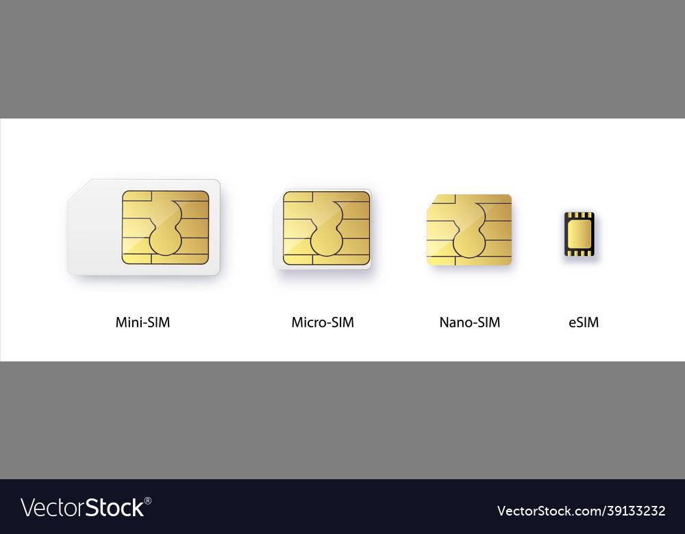 Sim card smart cellular wireless communication Vector Image