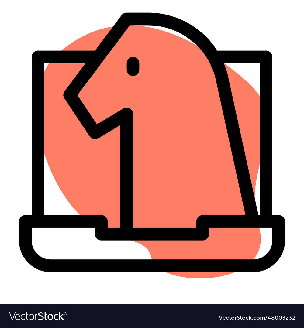 Trojan A Malicious Software For Hacking Computer Vector Image Trojan A Malicious Software For Hacking Computer Vector Image