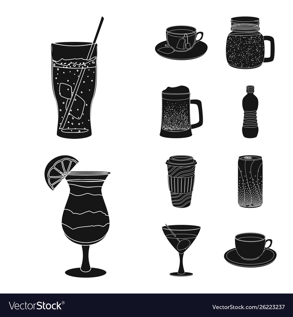 Design drink and bar symbol collection