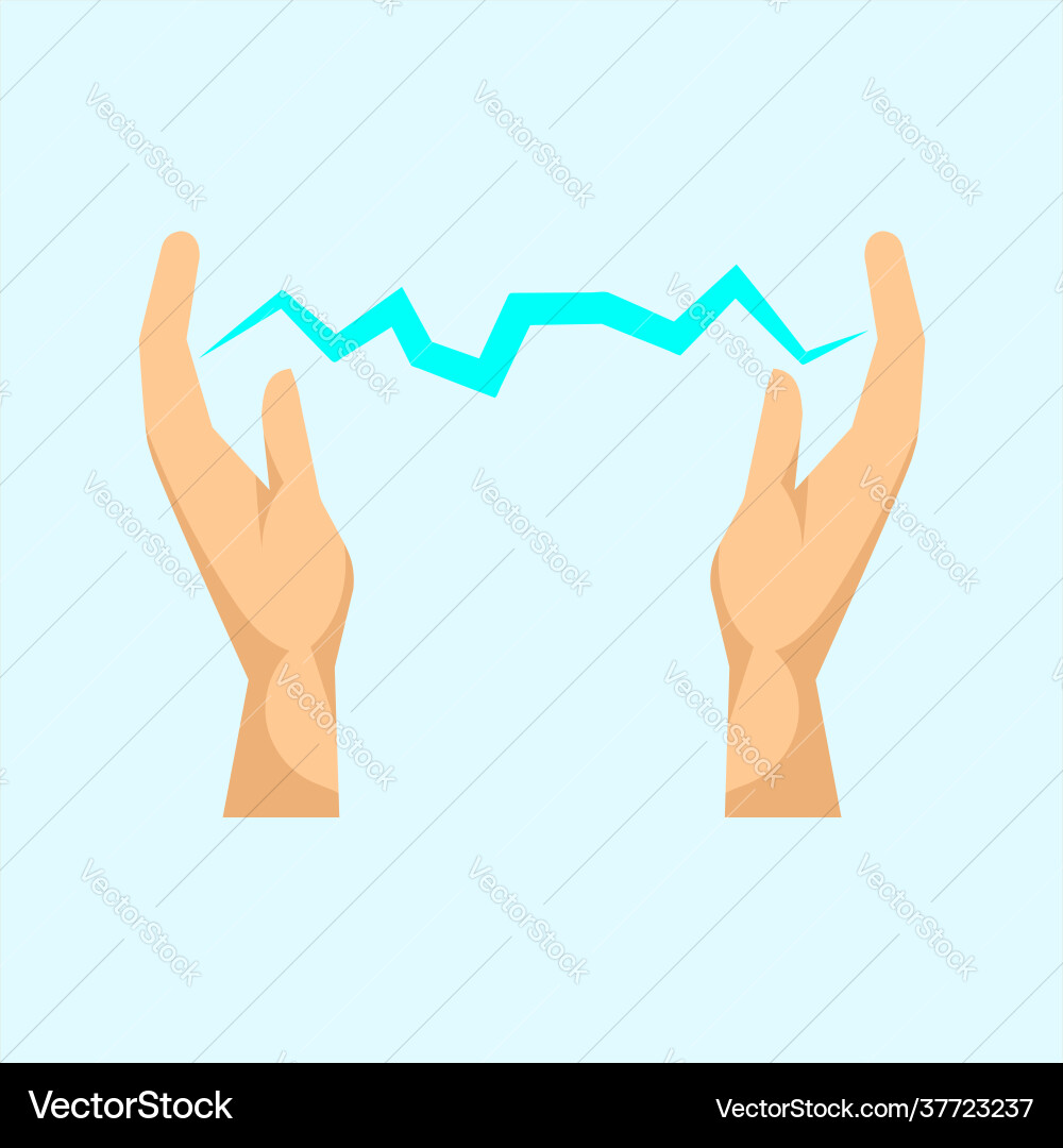 Lightning icon flat design Royalty Free Vector Image