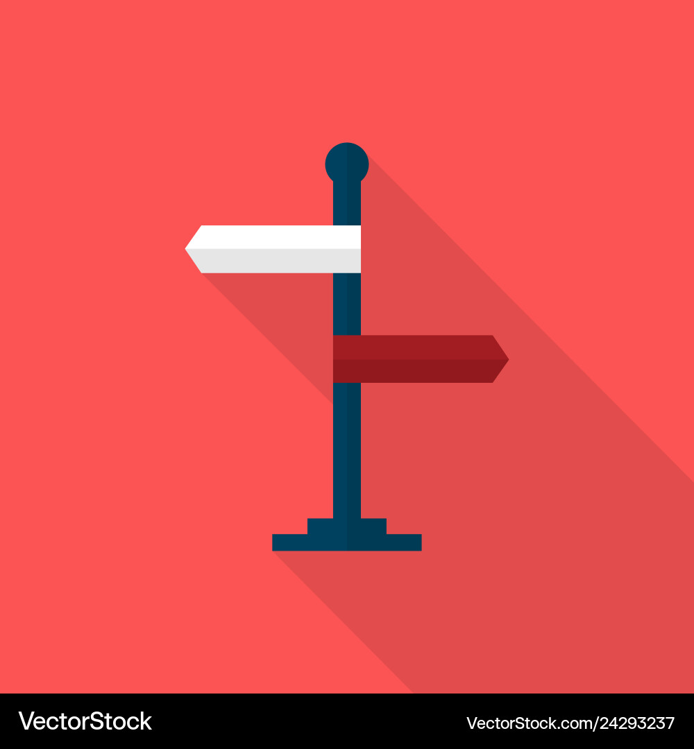 Signboard icon set great flat icons Royalty Free Vector