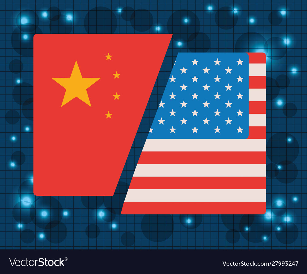 Commercial war between china and usa design