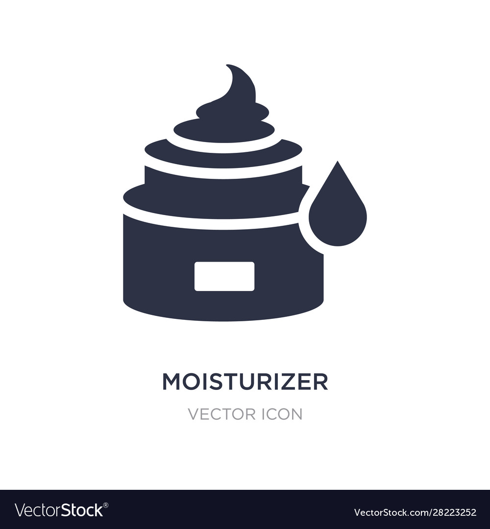 Moisturizer icon on white background simple Vector Image