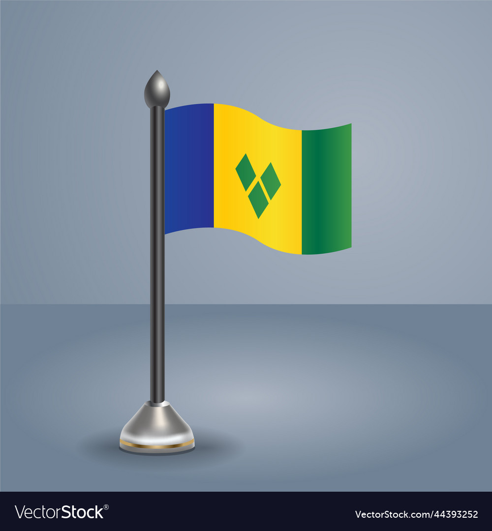 State table flag of st vincent grenadines Vector Image