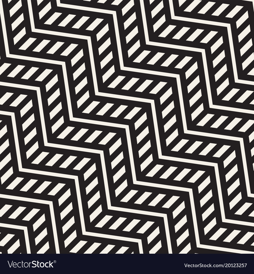 Seamless zigzag line pattern abstract