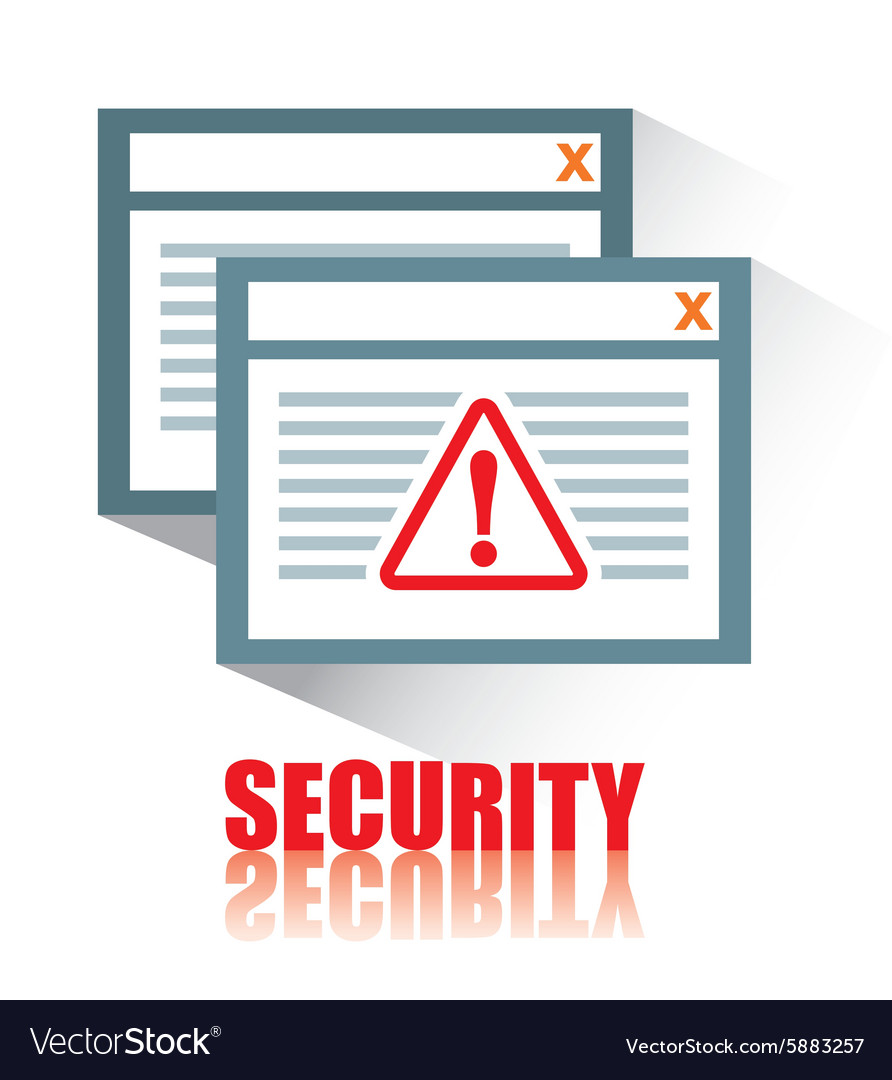 Security system design Royalty Free Vector Image