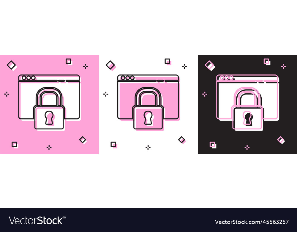 Set secure your site with https ssl icon isolated